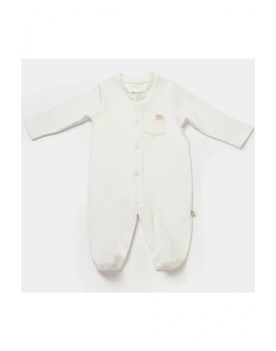 Bibaby Organik Salopet Modal Nature Relax Ecru