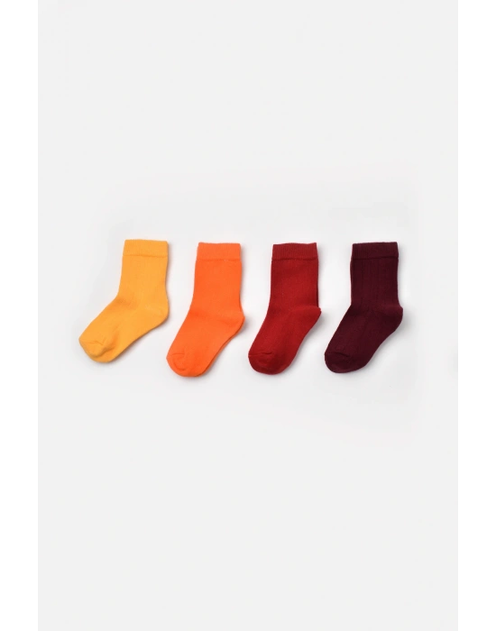 4lü Gündelik Çocuk Çorap