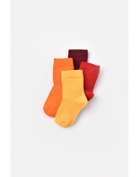 4lü Gündelik Çocuk Çorap
