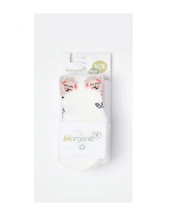 Biorganic Mom And Dad Havlu Külotlu Çorap 68418 Ekru