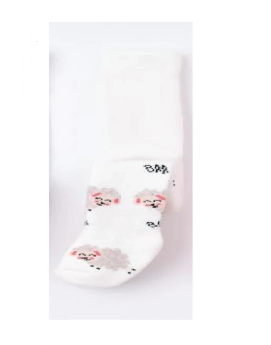 Biorganic Mom And Dad Havlu Külotlu Çorap 68418 Ekru