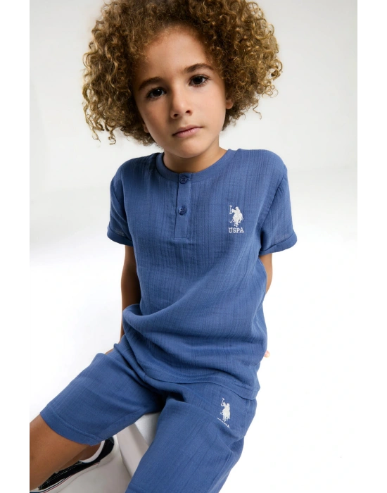 Erkek Çocuk Yeşil Bermuda Takım