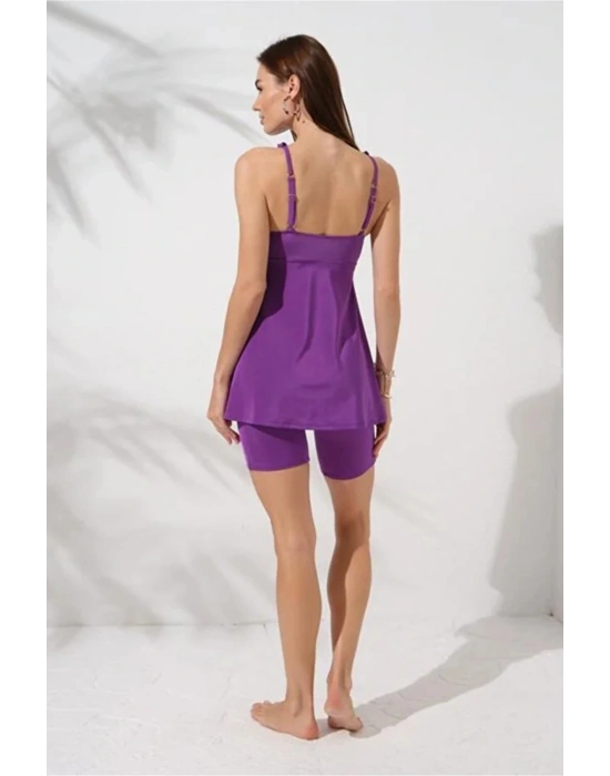 Lisa Şortlu V Yaka Tankini DLX-231500