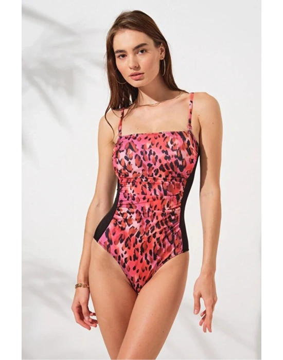 Maria Parçalı Soft Straplez Mayo Blush DLX-231123