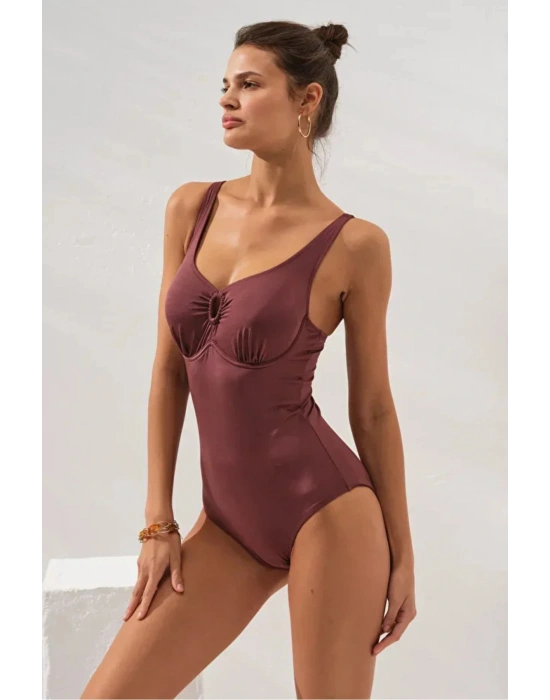 Riva Balenli Büyük Beden Mayo DLX-231129