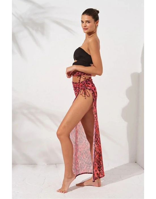 Yırtmaçlı Tül Tek Etek DLX-231807