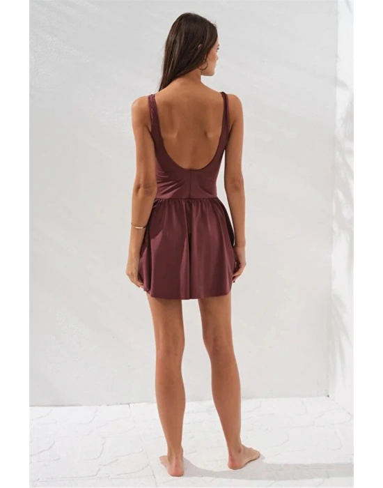 Lena Kruvaze Formlu Şortlu Elbise Mayo DLX-231130