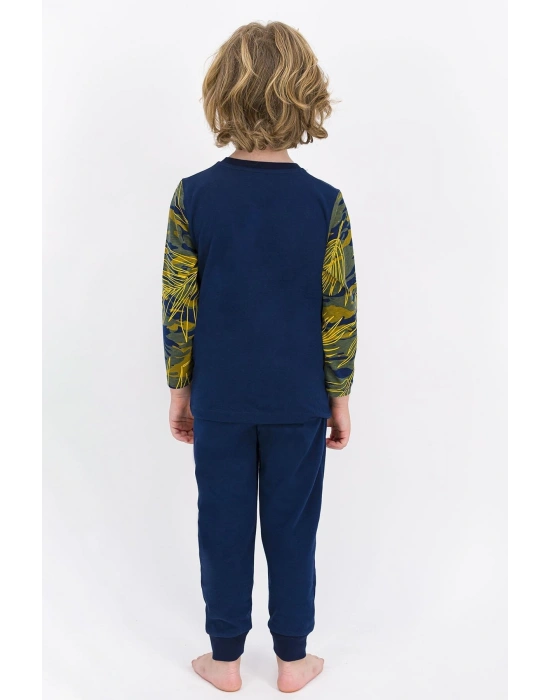 Erkek Çocuk Lacivert Pijama Takımı