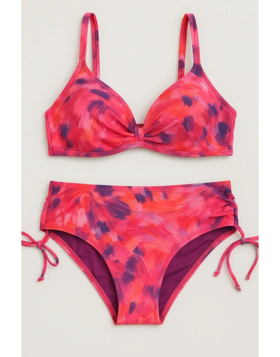 İnce Askılı Toparlayıcı Bikini Takım 241252