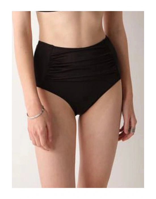 Bardot Yüksek Bel Bikini Tek Alt