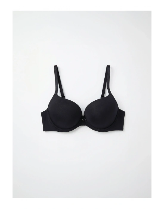 Dolgulu Push-up Sütyen Essential 3004 - Siyah