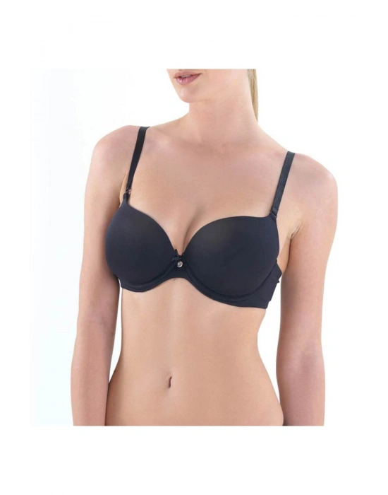 Dolgulu Push-up Sütyen Essential 3004 - Siyah