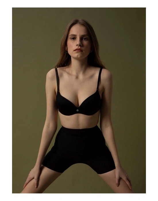 Dolgulu Push-up Sütyen Essential 3004 - Siyah