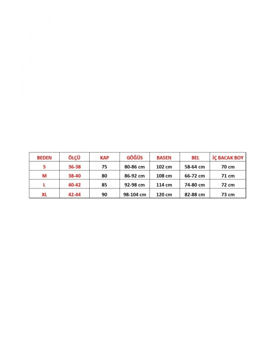 Penye Altılı Gelin Çeyiz Seti - 5045 Bordo