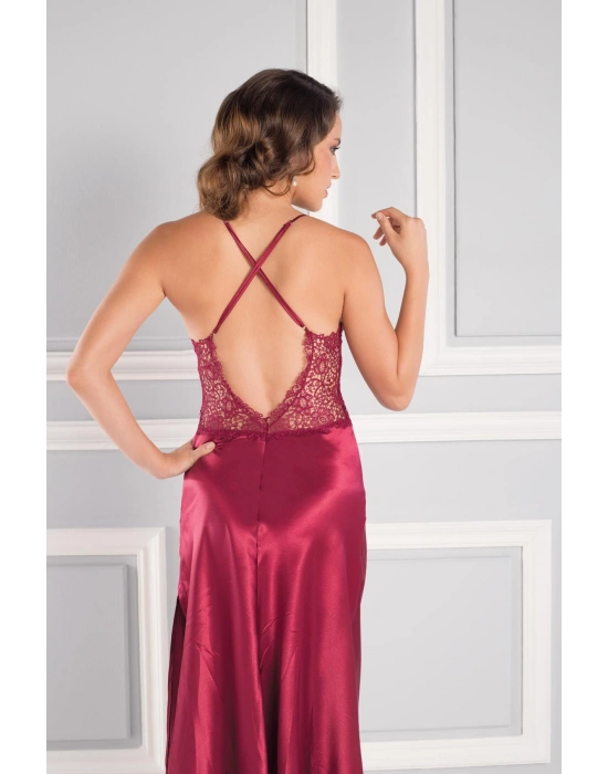 Saten Altılı Gelin Çeyiz Seti - 6620 Bordo