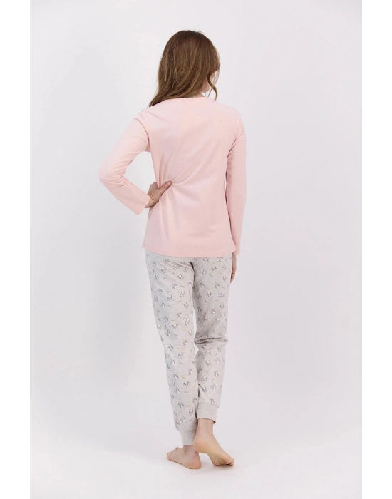 Smile Every Day Pudra Kadın Pijama Takımı