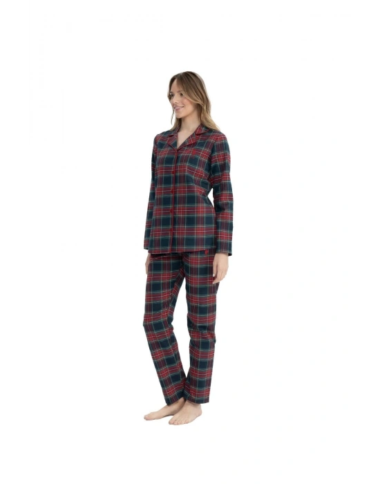 Orijinal Lisanslı Kadın Lacivert Boydan Patlı Pijama Takımı  17130