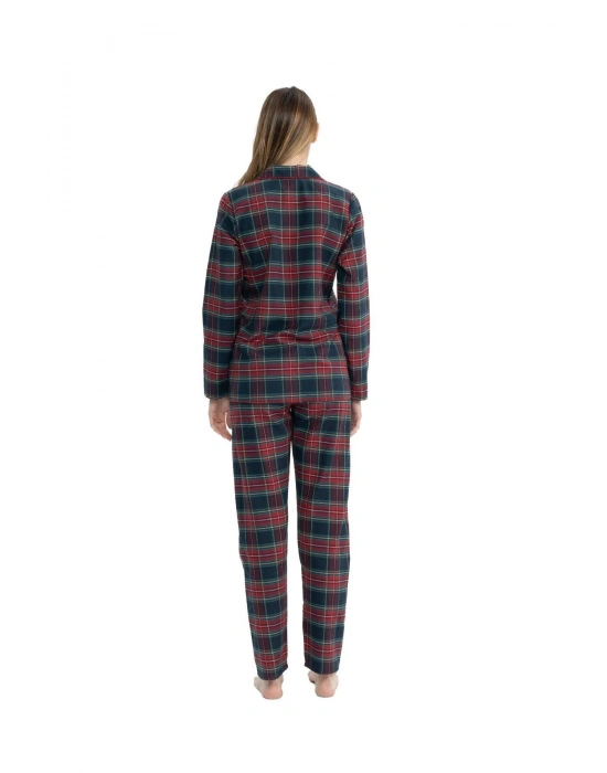 Orijinal Lisanslı Kadın Lacivert Boydan Patlı Pijama Takımı  17130