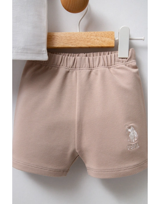 U.S. Polo Assn Erkek Bebek Beyaz Takım