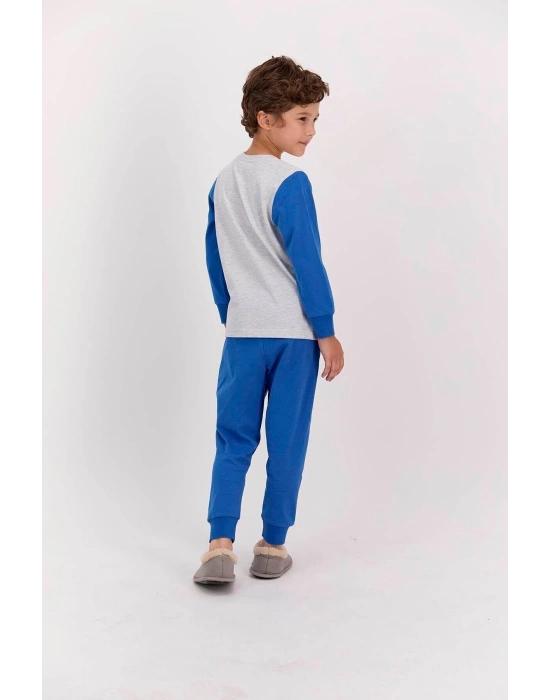 Bugs Bunny Lisanslı Karmelanj Erkek Çocuk Ribanalı Pijama Takımı