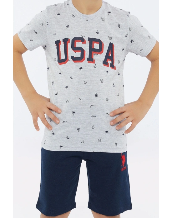 U.s. Polo Assn Grimelanj Lacivert Erkek Çocuk Bermuda Takım