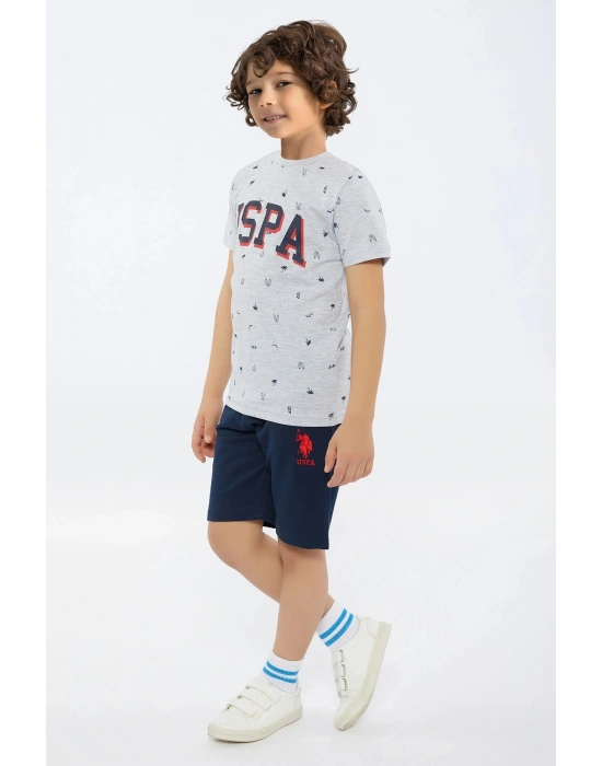 U.s. Polo Assn Grimelanj Lacivert Erkek Çocuk Bermuda Takım