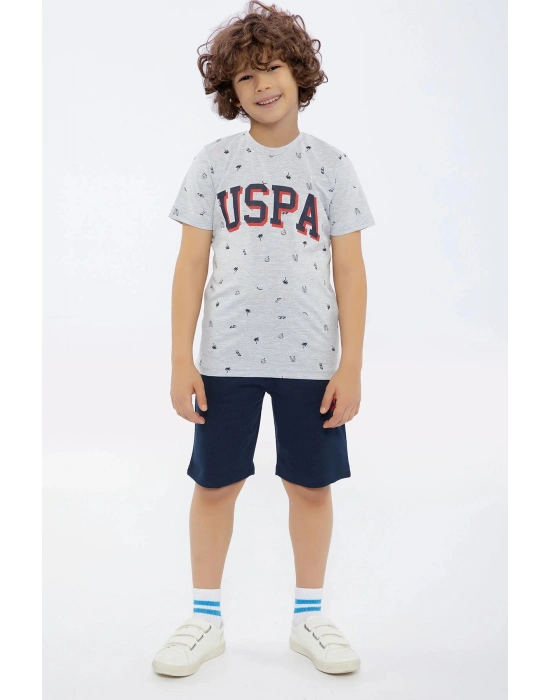 U.s. Polo Assn Grimelanj Lacivert Erkek Çocuk Bermuda Takım