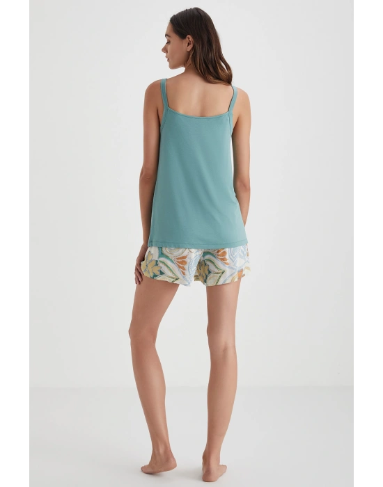 Yumuşak dokulu şort takım