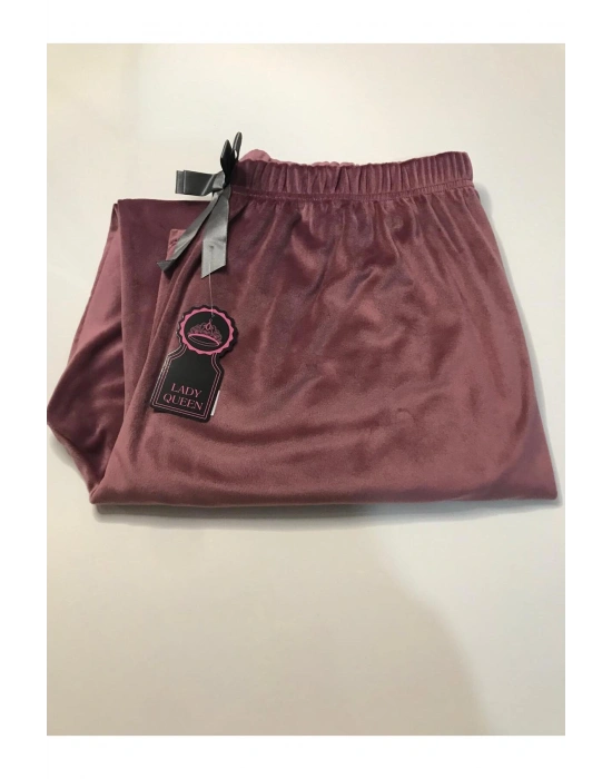 Fransız Kadife Pijama Altı Battal Beden