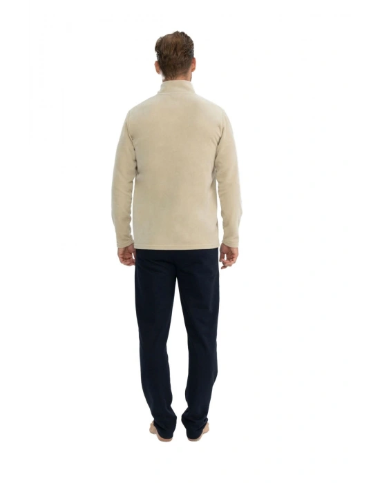 U.S. Polo Assn. Erkek Uzun Kollu Polar İki İplik Eşofman Pijama Takımı S25826