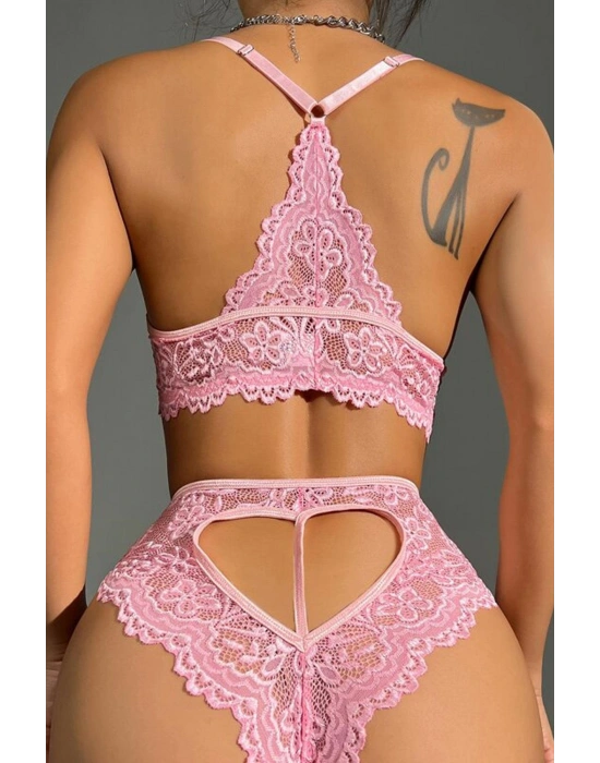 8455 Dantel Bralet Sütyen Takım