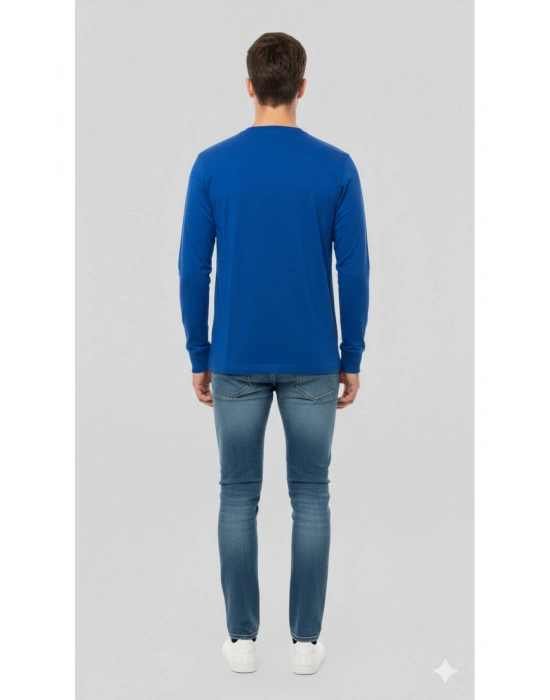 Mavi Erkek Uzun Kollu Tshirt