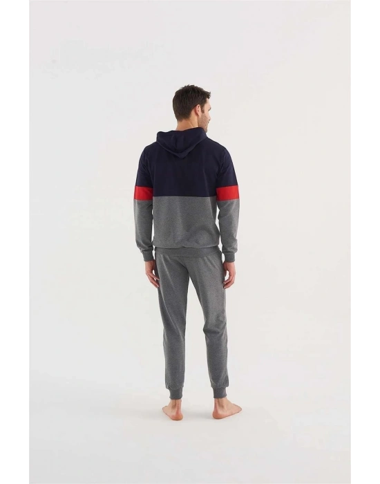 U.s. Polo Us18602-s Erkek Uzun Kol Kapüşonlu Pijama Takımı