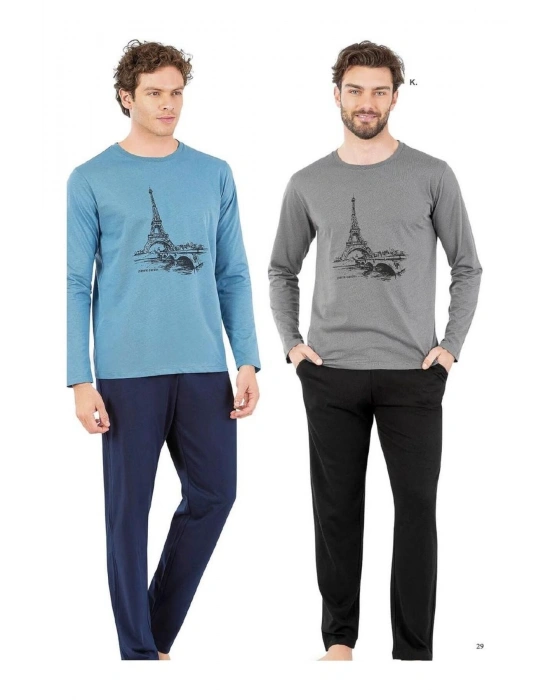 PİERRE CARDİN Penye Pijama Takım 6064