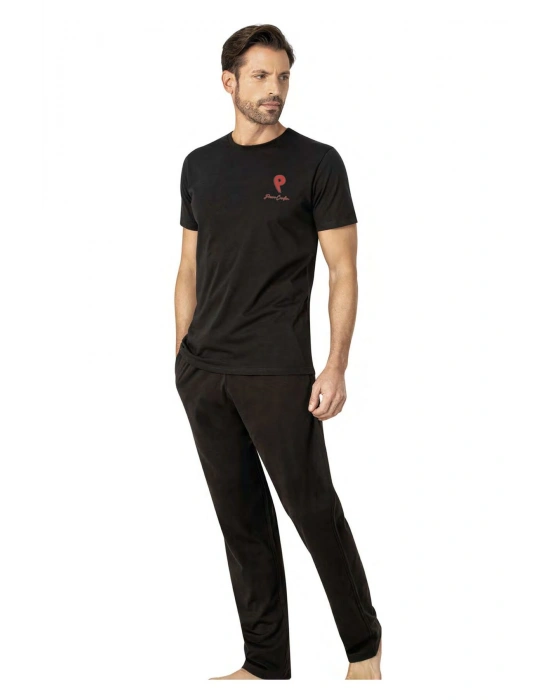 Lisanslı Erkek %100 Pamuklu Kısa Kollu  ve Cepli Yazlık Pijama Takımı