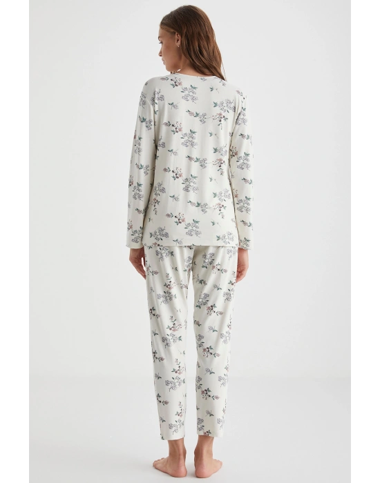 Yumuşak doukulu pijama takımı