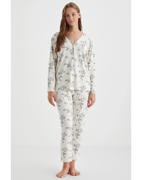 Yumuşak doukulu pijama takımı