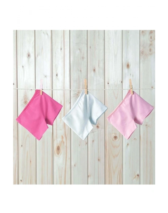 Kız Çocuk 3lü Paket %95 Pamuklu Boxer