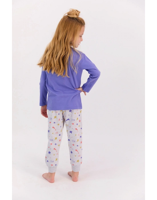 Rolypoly Shine Bright Like The Stars Indigo Kız Çocuk Pijama Takımı