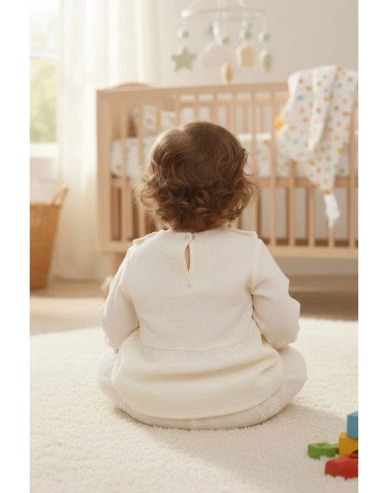 Feelıng Sweatshırt and Trousers 2li Bebek Takımı 59823