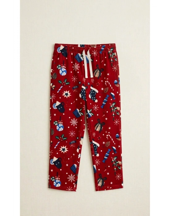 Kadın Süet Tek Pijama Altı