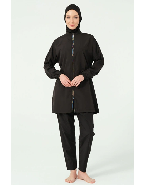 Arkası File Detaylı Tesettür Mayo DLX-25282