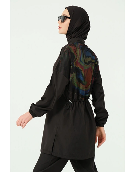 Arkası File Detaylı Tesettür Mayo DLX-25282