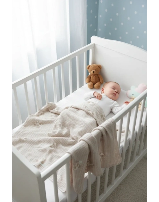 Clever Panda Fluffy Battaniye Gri