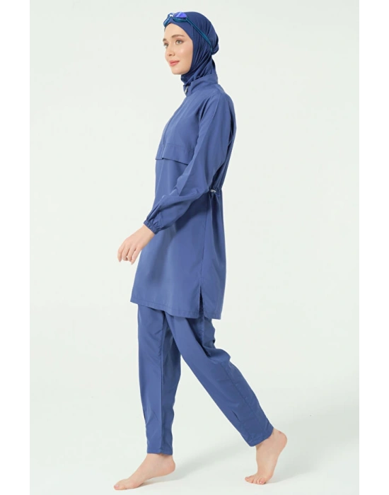 Dümen Tesettür Mayo Lacivert DLX-25283