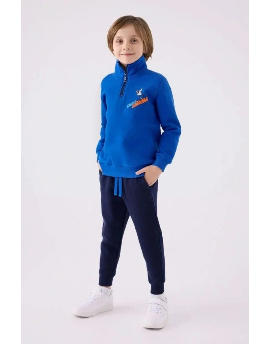 Erkek Çocuk Mavi Eşofman Takımı