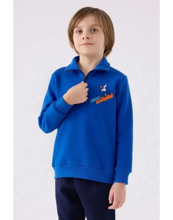 Erkek Çocuk Mavi Eşofman Takımı