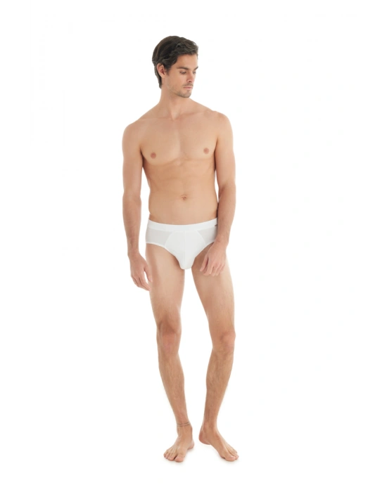 Erkek Slip Külot Silver 9311-Beyaz