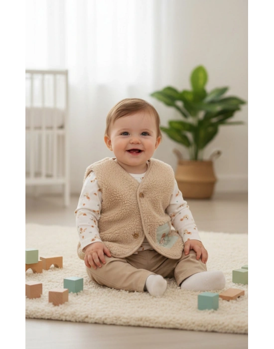 Happy Kampçı Bebek Yelek DLX-61507