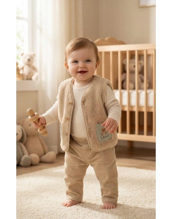 Happy Kampçı Bebek Yelek DLX-61507